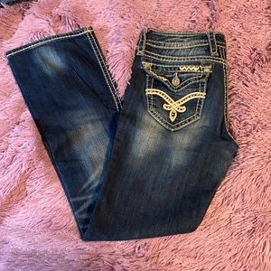 EUC Rock Revival Elaina Boot Jeans